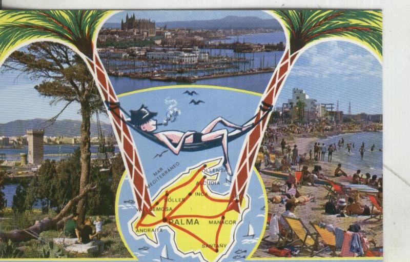 Postal 4136 : Palma de Mallorca: recuerdos
