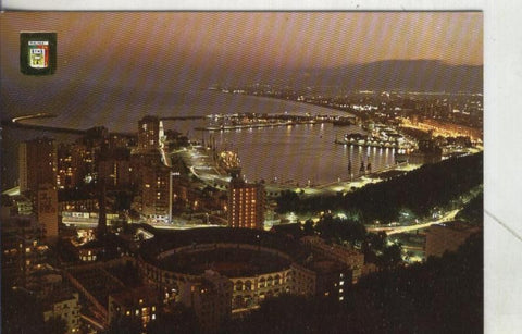 Postal 4181 : Malaga: Vista nocturna