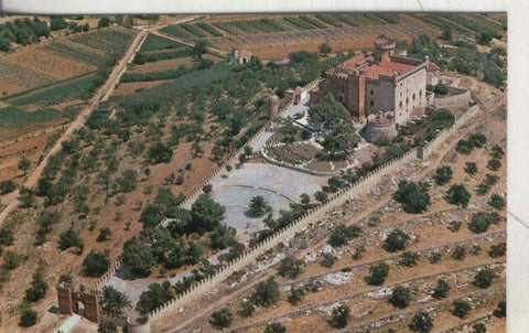 Postal 4268 : Vista Aerea: Castelldefells: Castillo