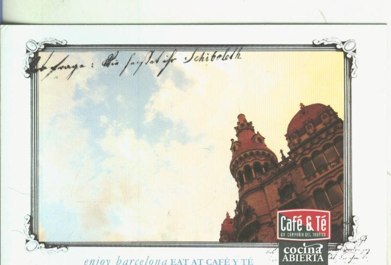 Postal 4328 : Publicitaria: Cafe & Te en Barcelona