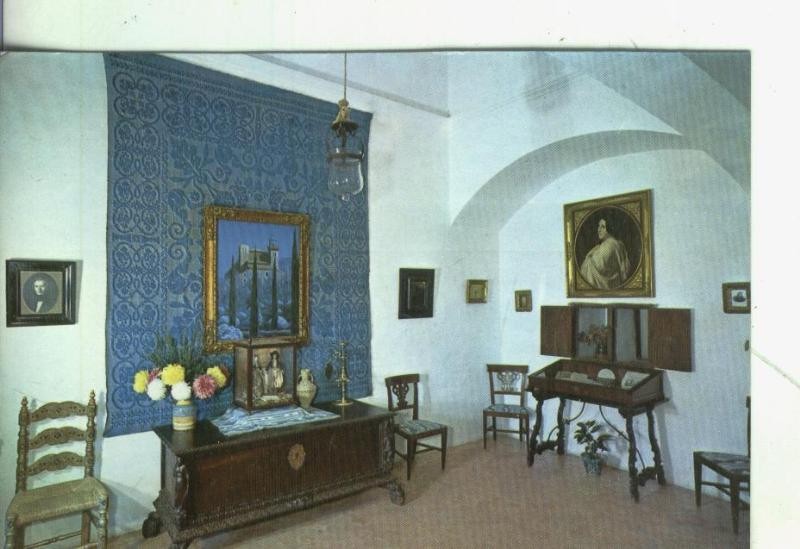 Postal 4331 : Mallorca: Valldemosa: La Cartuja: interior celda de Chopin
