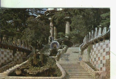 Postal 4362 : Barcelona: Parque Guell: Escalinata entrada