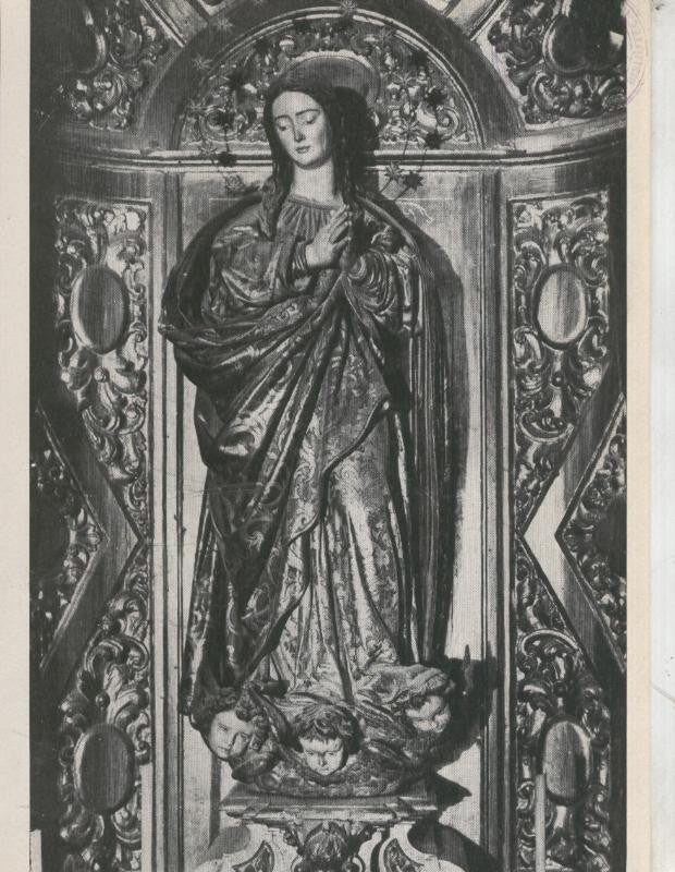 Montañes lamina 17: La inmaculada Concepcion