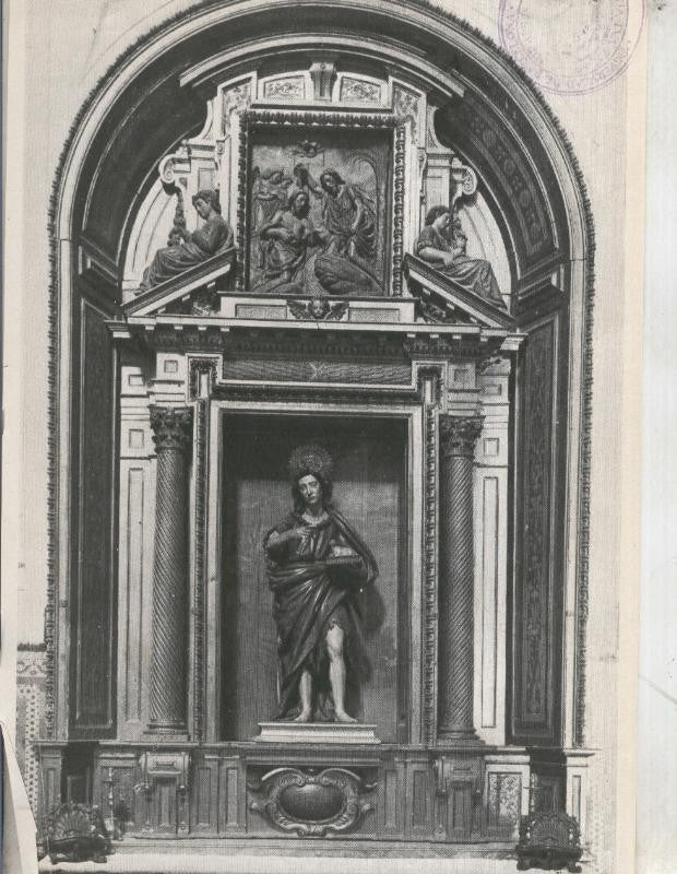 Montañes lamina 20: Retablo de San Juan Bautista