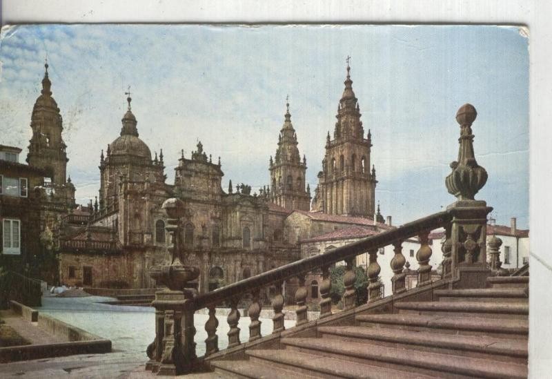 Postal 4420 : Santiago de Compostela: Catedral, fachada de la Azabacheria