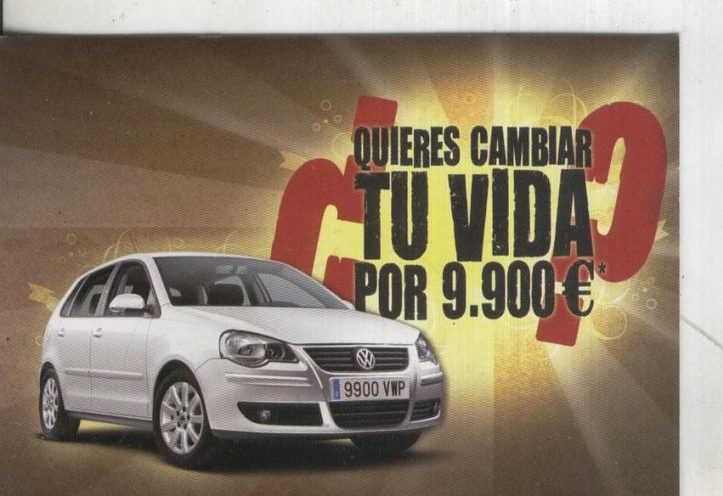 Postal 4452 :Publicitgaria Wolkwswagen Polo