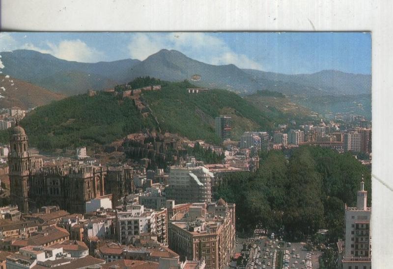Postal 4511 : Malaga: Vista aerea
