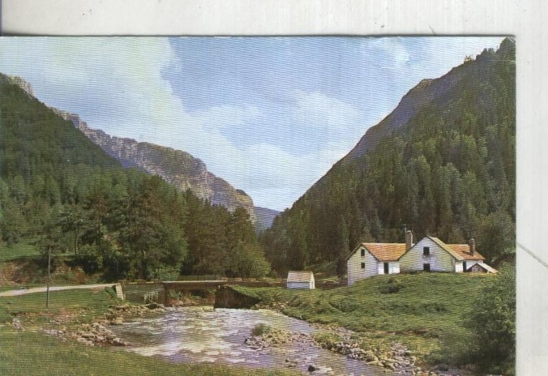 Postal 4516 : Valle de Oza y rio Aragon en el pirineo aragones