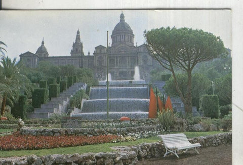 Postal 4551 : Cascadas en Montjuich-Barcelona