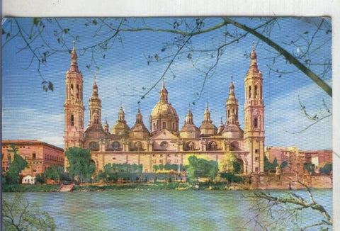 Postal 4555 : Fachada posterior de la Basilica del Pilar de Zaragoza