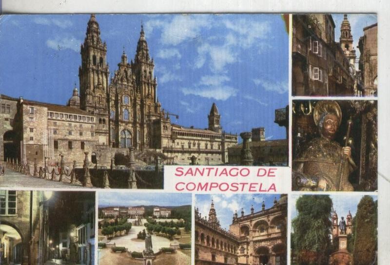 Postal 4576 : Vistas varias de Santiago de Compostela