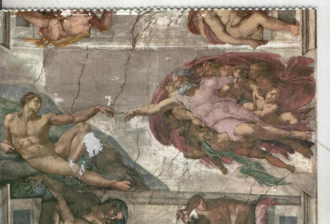 Postal 4590 : Mural capilla sistina en Vaticano