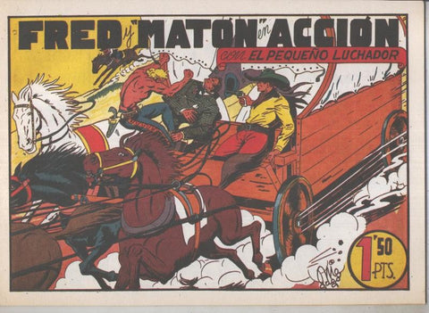 El Pequeño Luchador facsimil numero 019: Fred y Maton en accion