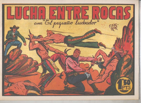 El Pequeño Luchador facsimil numero 006: Lucha entre rocas