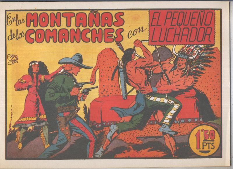 El Pequeño Luchador facsimil numero 010: En las montañas de los comanches