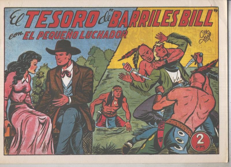 El Pequeño Luchador facsimil numero 141: El tesoro de Barriles Bill