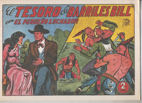 El Pequeño Luchador facsimil numero 141: El tesoro de Barriles Bill