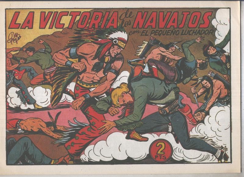 El Pequeño Luchador facsimil numero 140: la victoria de los navajos