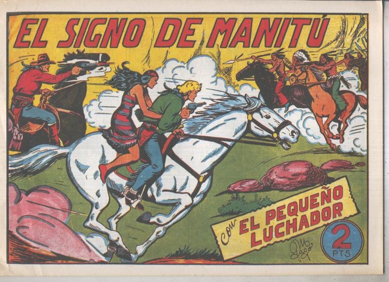 El Pequeño Luchador facsimil numero 138: El signo de Manitu