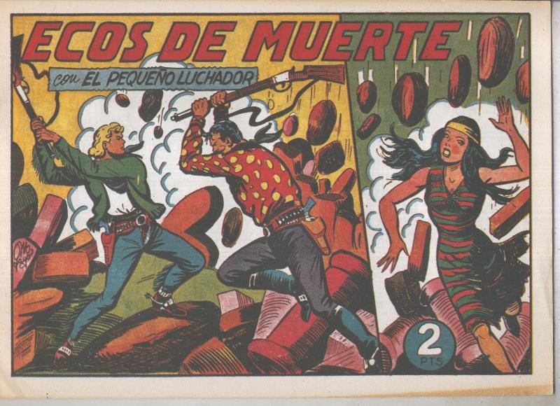 El Pequeño Luchador facsimil numero 137: Ecos de muerte