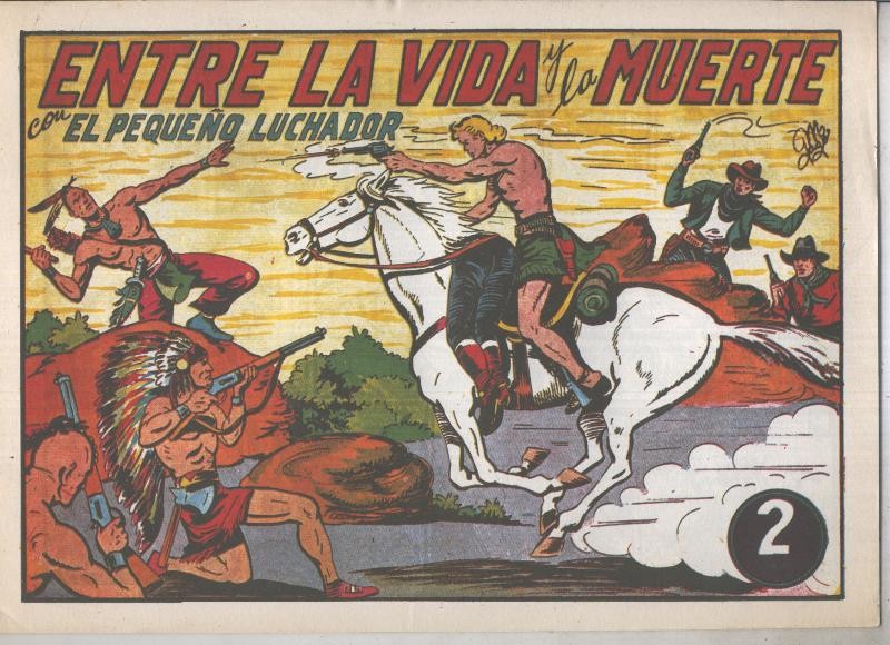 El Pequeño Luchador facsimil numero 135: Entre la vida y la muerte