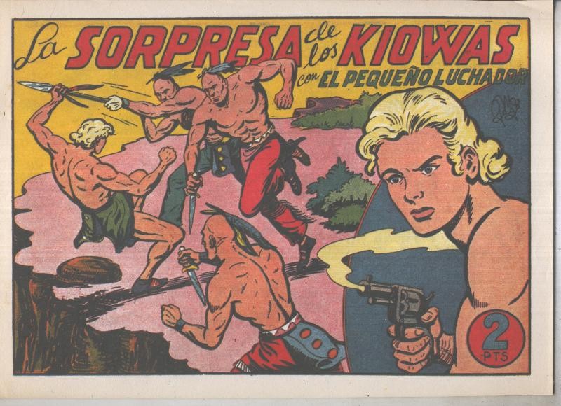 El Pequeño Luchador facsimil numero 134: La sorpresa de los Kiowas