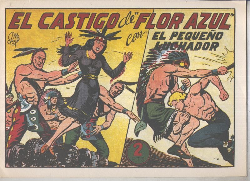 El Pequeño Luchador facsimil numero 133: El castigo de Flor Azul