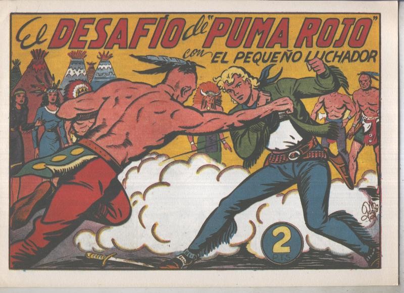 El Pequeño Luchador facsimil numero 131: El desafio de Puma Rojo