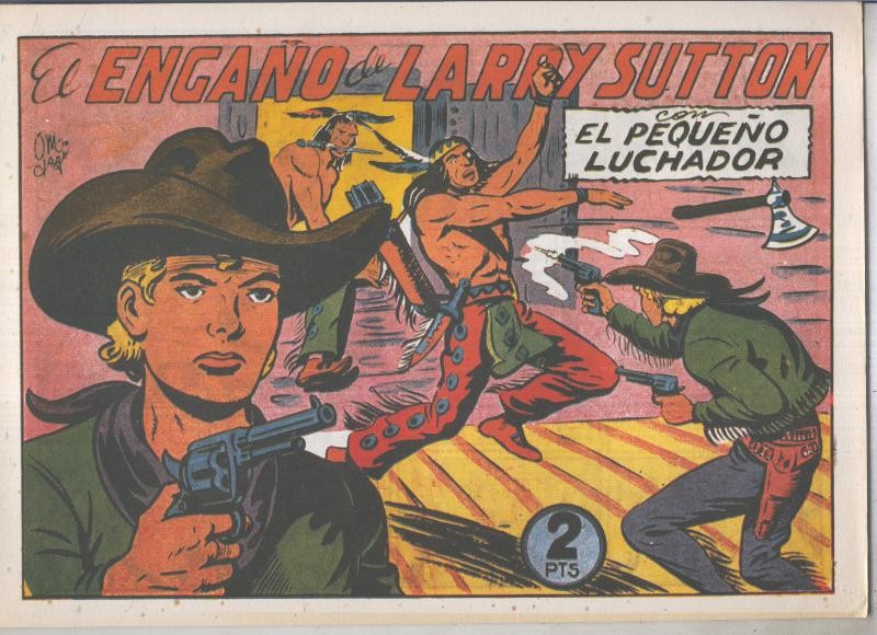 El Pequeño Luchador facsimil numero 128: El engaño de Larry Sutton