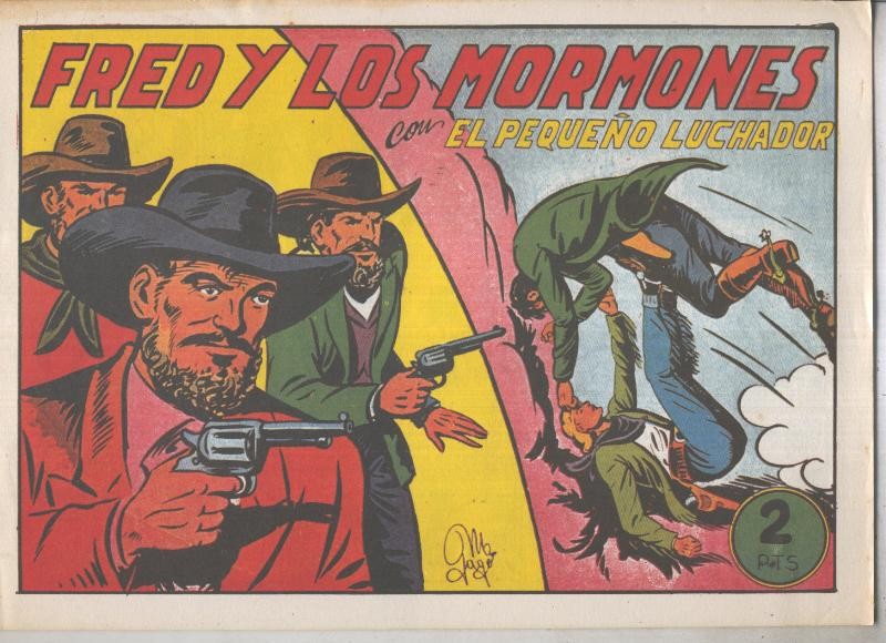 El Pequeño Luchador facsimil numero 120: Fred y los Mormones