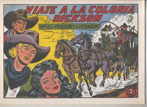 El Pequeño Luchador facsimil numero 206: viaje a la colonia Dickson