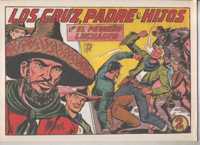 El Pequeño Luchador facsimil numero 189: Los Cruz, padre e hijos