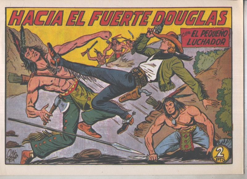 El Pequeño Luchador facsimil numero 185: hacia el fuerte Douglas