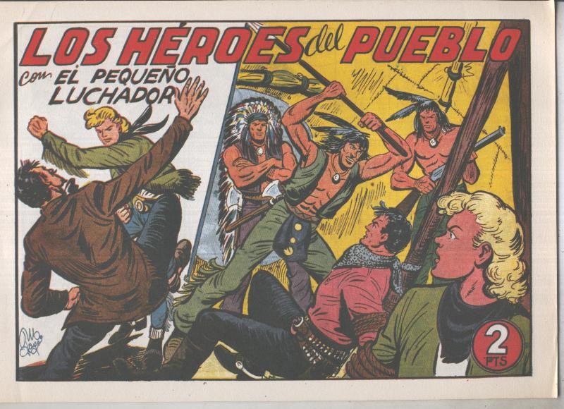 El Pequeño Luchador facsimil numero 184: Los heroes del pueblo