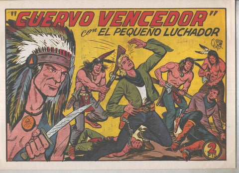El Pequeño Luchador facsimil numero 182: Cuervo vencedor