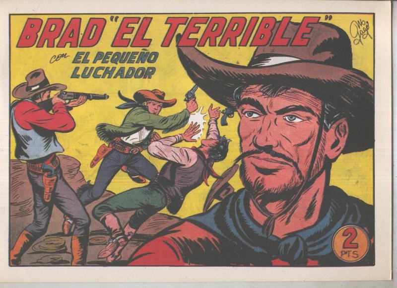 El Pequeño Luchador facsimil numero 180: Brad el terrible