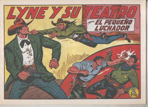 El Pequeño Luchador facsimil numero 172: Lyne y su teatro