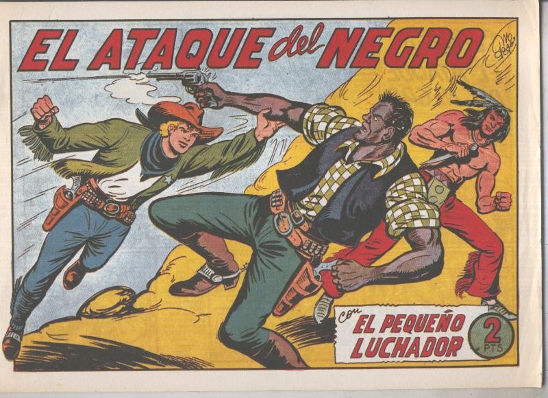 El Pequeño Luchador facsimil numero 169: El ataque del negro