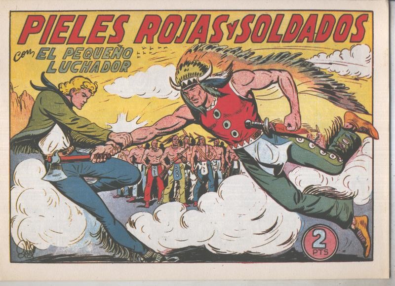 El Pequeño Luchador facsimil numero 155: Pieles rojas y soldados