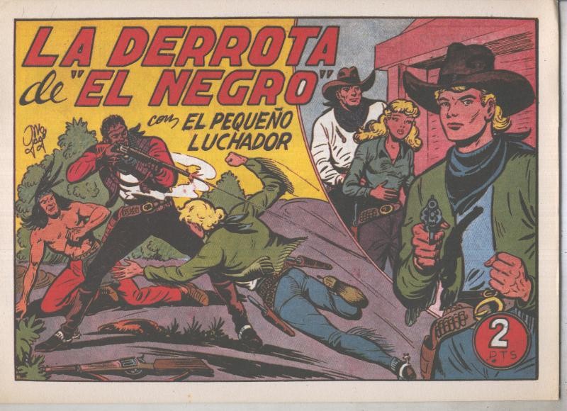 El Pequeño Luchador facsimil numero 153: La derrota de El Negro