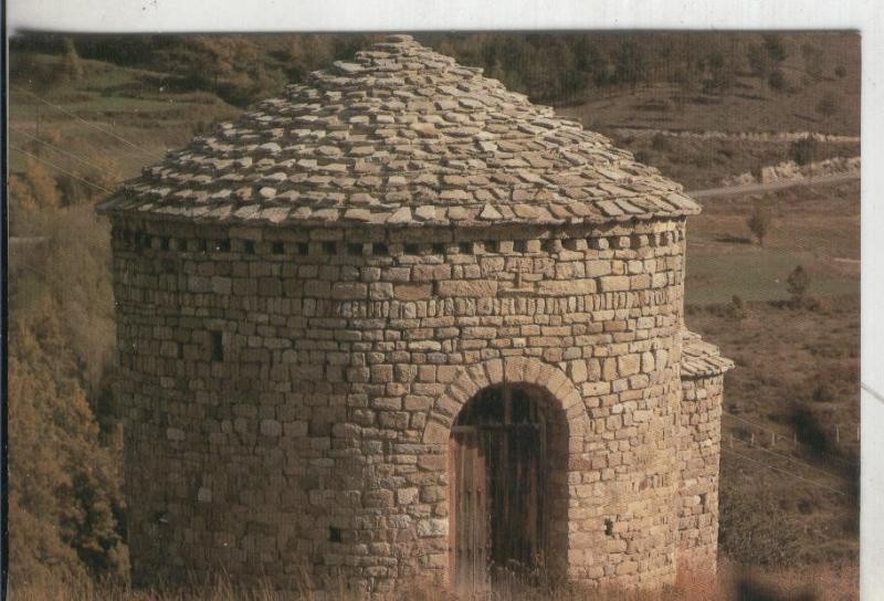 Postal 4609 : Rotonda de Sant Miquel en la Pobla de Lillet