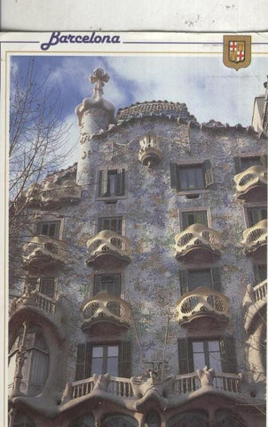Postal 4646 : Casa Batllo de Gaudi en Varcelona