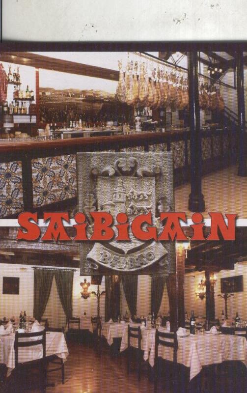 Postal 4653 : Publicitaria del Bar Restaurante Saibigain en Bilbao