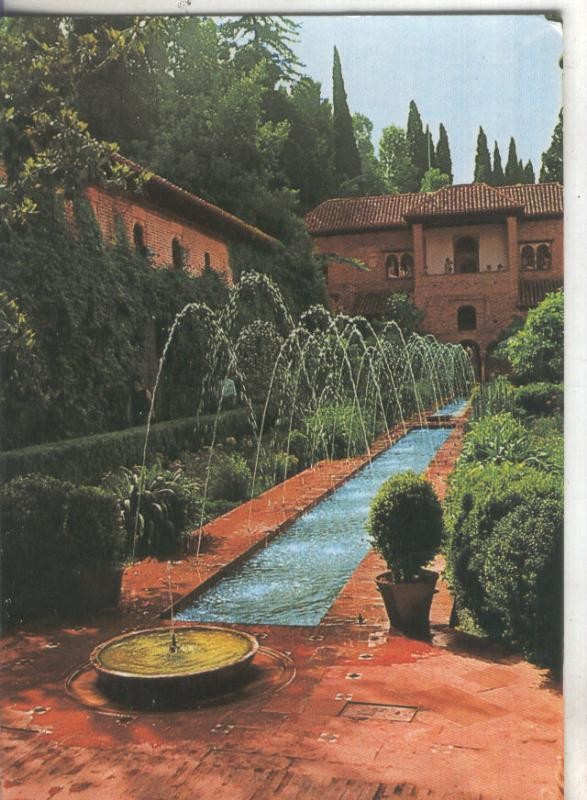Postal 4702 : Jardines del Generalife de la Alhambra-Granada