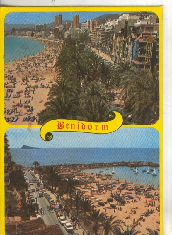 Postal 4718 : Playa de Poniente de Benidorm