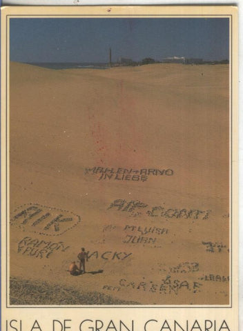Postal 4738 : Recuerdo de Maspalomas en Gran Canaria