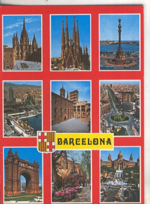 Postal 4745 : Vistas varias de Barcelona