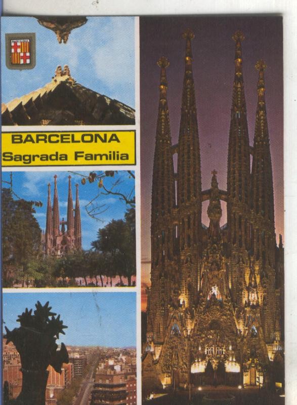 Postal 4746 : Sagrada Familia de Barcelona