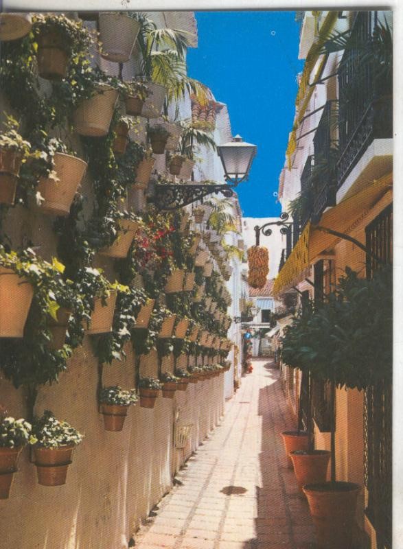 Postal 4758 : Calle tipica de Marbella
