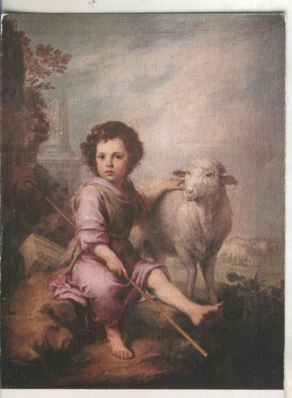 Postal 4768 : El buen pastor de Murillo